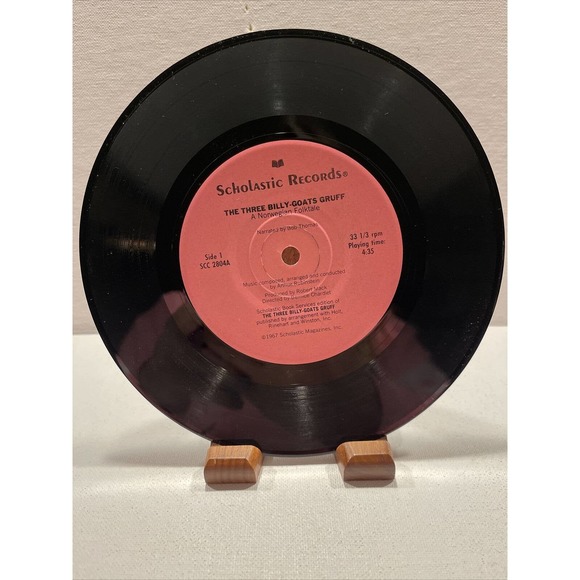 1970’s Scholastic Records John Henry Three Billy Goats Old Lady 33 1/3 RPM Lot - Picture 9 of 11
